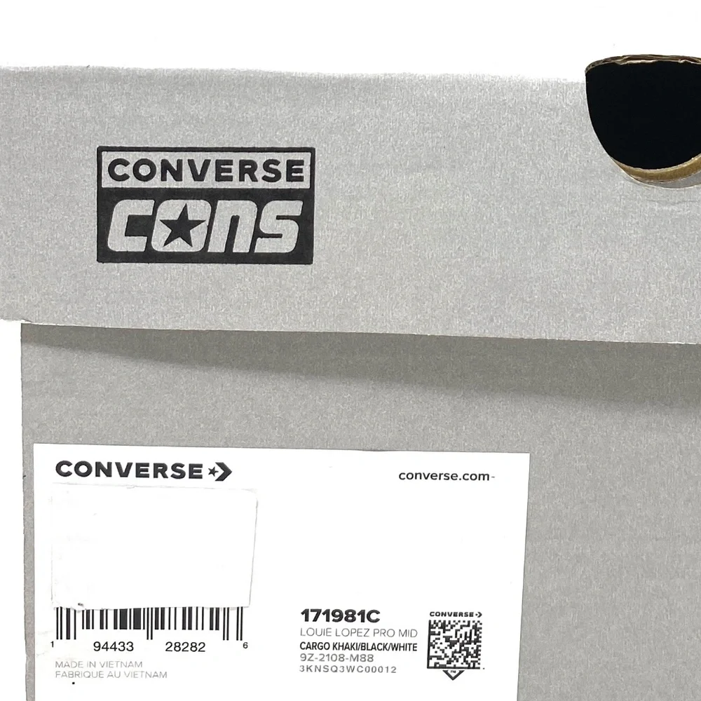 Converse Louie Lopez Pro Shoes Women's Size Suede Khaki Mid Top Casual 171981C - Picture 10 of 11